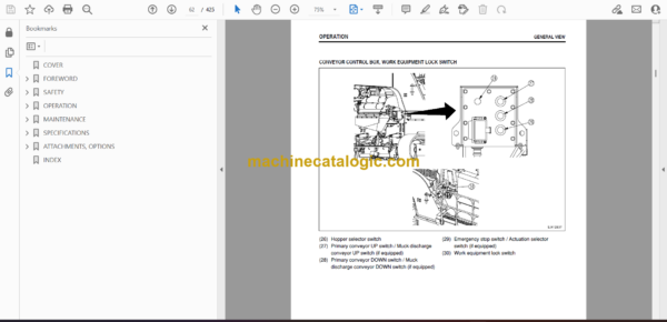 Komatsu BR580JG-1 Mobile Crusher Operation and Maintenance Manual (TEN00475-00) - Image 2
