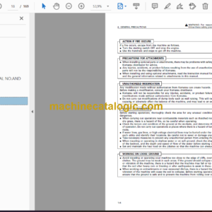 Komatsu CD30R-1 Crawler Carrier Operation and Maintenance Manual (SEAM050800P)