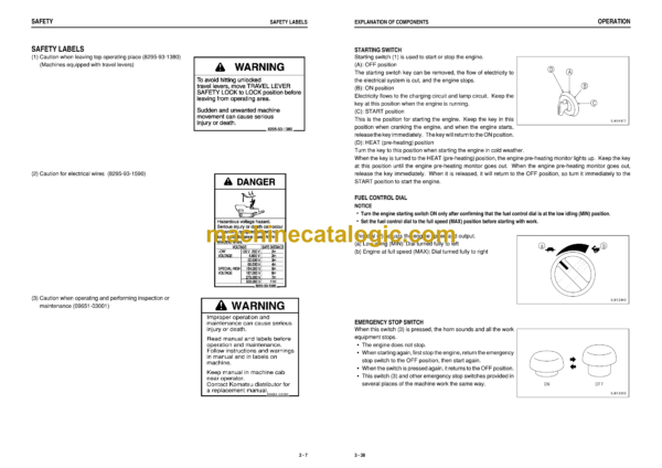 Komatsu BR580JG-1 Mobile Crusher Operation and Maintenance Manual (TEN00475-00) - Image 3