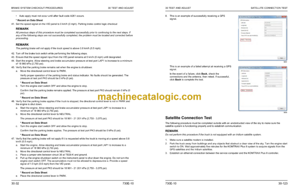 Komatsu 730E-10 Dump Truck Shop Manual (CEBM036704) - Image 3