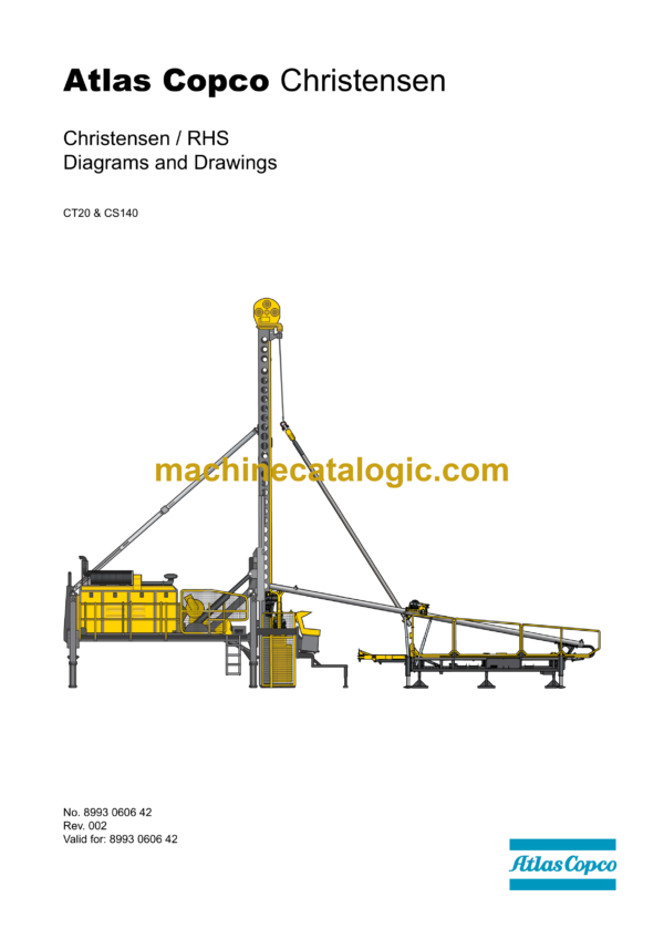 Atlas Copco Christensen RHS Diagrams and Drawings Manual