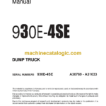 Komatsu 930E-4SE Dump Truck Shop Manual (CEBM021706)