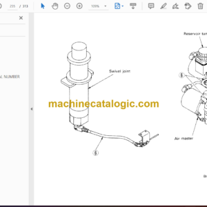 Komatsu LW80-1 Rough Terrain Crane Operation and Maintenance Manual (SEAM002700)