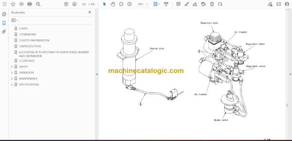 Komatsu LW80-1 Rough Terrain Crane Operation and Maintenance Manual (SEAM002700) - Image 2