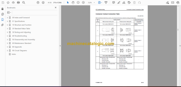 Komatsu PC88MR-11E0 Hydraulic Excavator Shop Manual (SEN06853-09) - Image 2