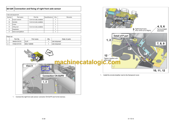 Komatsu HD785-8R Dump Truck Field Assembly Manual (GEN00213-06) - Image 2