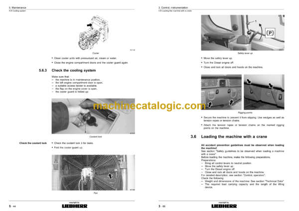 Liebherr LR 624 Litronic Crawler Loader Operating Manual (From SN 12474) - Image 4