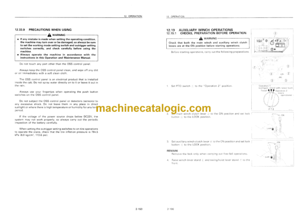 Komatsu LW80-1 Rough Terrain Crane Operation and Maintenance Manual (SEAM002700) - Image 4