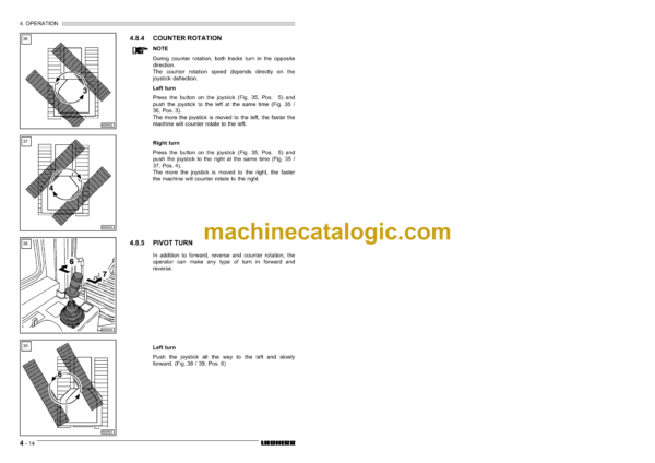 Liebherr RL 52 Litronic Pipe Layer Operating Manual - Image 4