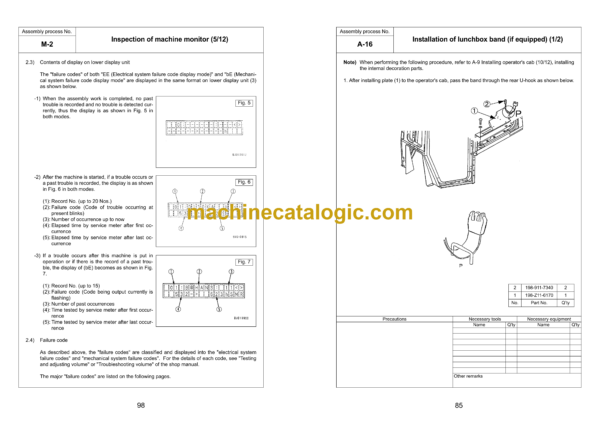 Komatsu D275A-5R Bulldozer Field Assembly Manual (GEN00117-07) - Image 4