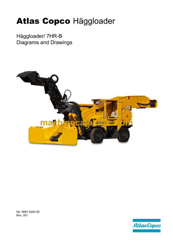 Atlas Copco Häggloader 7HR-B Diagrams and Drawings Manual