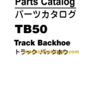 Hitachi TB50 Track Backhoe Parts Catalog