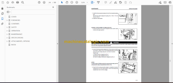 Komatsu BR5380JG-1E0 Galeo Mobile Crusher Operation and Maintenance Manual (SEAM059001T) - Image 2