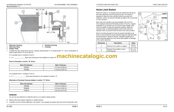 Komatsu 930E-5 Dump Truck Shop Manual (CEBM032211) - Image 3