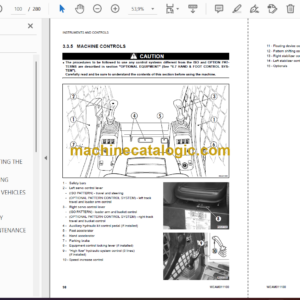 Komatsu CK25-1 Crawler Steer Loader Operation and Maintenance Manual (WEAM011100)