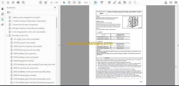 Komatsu HD465-7E1, HD605-7E1 Dump Truck Field Assembly Manual (GEN00141-09) - Image 2