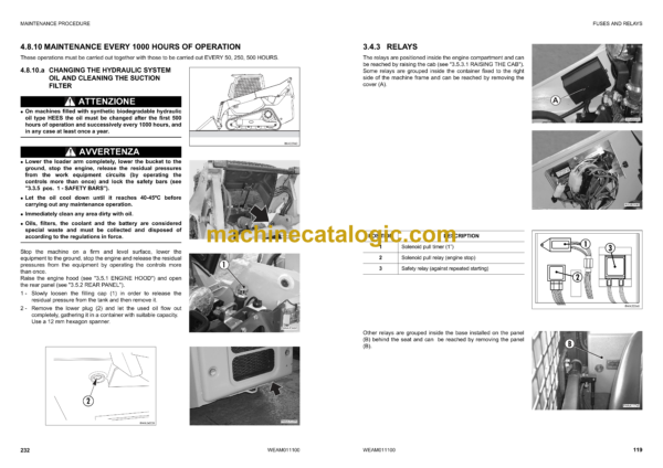 Komatsu CK25-1 Crawler Steer Loader Operation and Maintenance Manual (WEAM011100) - Image 3