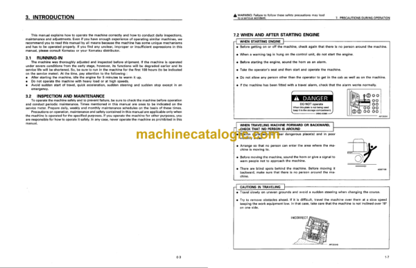 Komatsu BR5350JG-1E0 Mobile Crusher Operation and Maintenance Manual (SEAM020100) - Image 3