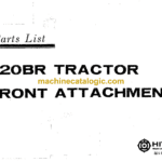 Hitachi T20BR Bulldozer Parts Catalog