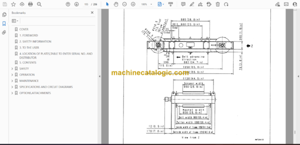 Komatsu BR500JG-1 Mobile Crusher Operation and Maintenance Manual (SEAM011303T) - Image 2