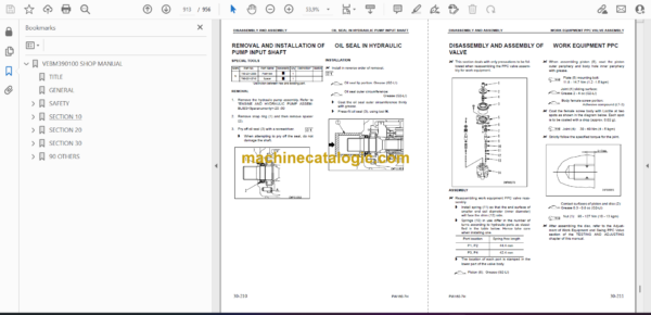 Komatsu PW160-7H Hydraulic Excavator Shop Manual (VEBM390100) - Image 2