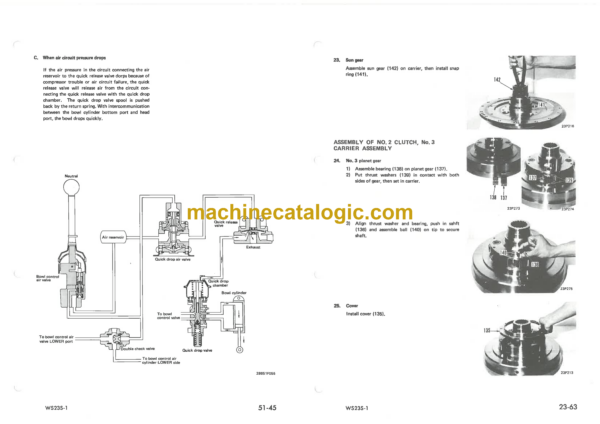 Komatsu WS23S-1 Motor Scraper Shop Manual (SEBM0287US00) - Image 2