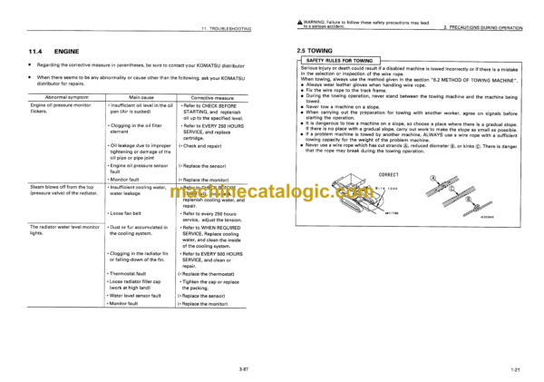 Komatsu BR500JG-1 Mobile Crusher Operation and Maintenance Manual (SEAM011303T) - Image 3