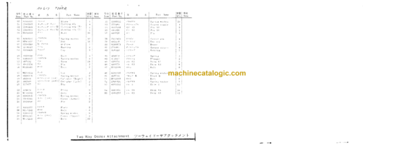 Hitachi T20BR Bulldozer Parts Catalog - Image 4
