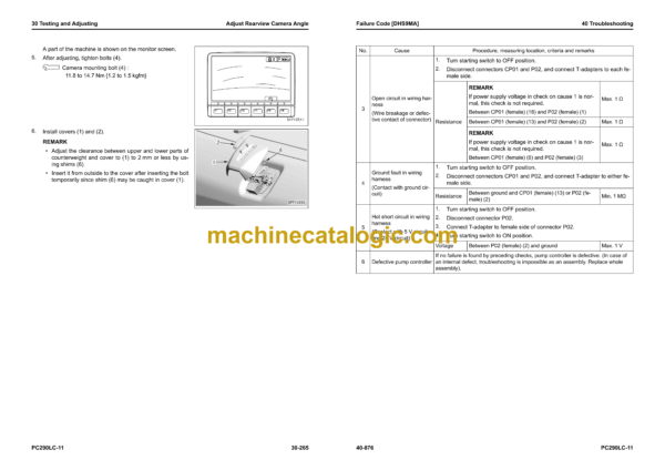 Komatsu PC290LC-11 Hydraulic Excavator Shop Manual (SEN06808-12) - Image 4