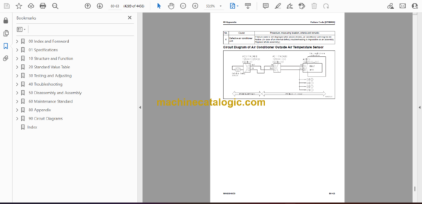 Komatsu WA600-8E0 Wheel Loader Shop Manual (SEN06766-14) - Image 2