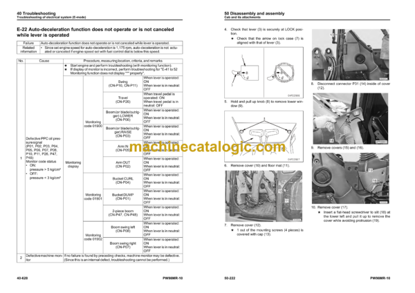 Komatsu PW98MR-10 Hydraulic Excavator Shop Manual (WENBM00120) - Image 4