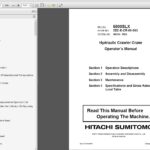 Operator's Manual SCX1500A-3C4 Hydraulic Crawler Crane