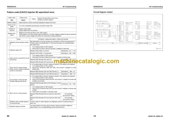 Komatsu HD465-7R, HD605-7R Dump Truck Shop Manual (SEN02283-23) - Image 3