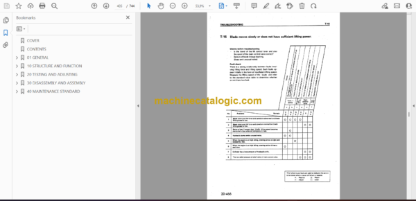 Komatsu WD420-3 Wheel Dozer Shop Manual (SEBMA00500) - Image 2