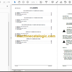 Dressta TD-15R Crawler Dozer Service Manual