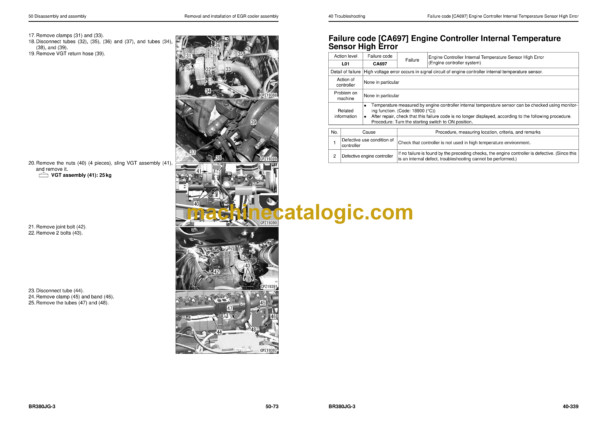 Komatsu BR380JG-3 Mobile Crusher Shop Manual (SEN06703-04) - Image 3