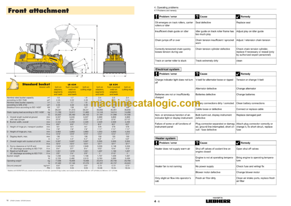 Liebherr LR 624 Litronic Type No.997 Crawler Loader Operating Manual (From SN 12474) - Image 3