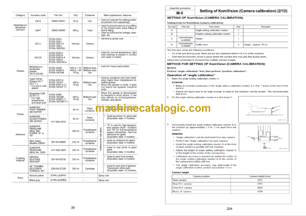 Komatsu PC1250-11, PC1250-11E0, PC1250LC-11, PC1250LC-11E0, PC1250SP-11, PC1250SP-11E0 Hydraulic Excavator Field Assembly Manual (GEN00203-09) - Image 3