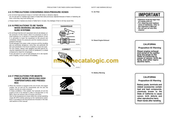 Komatsu SK1020-5 Turbo Steer Loader Operation and Maintenance Manual (WEAM005502) - Image 4