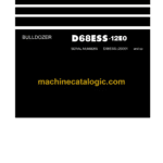Komatsu D68ESS-12E0 Bulldozer Shop Manual (SEN05539-01)