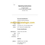 Liebherr LR 634 Crawler Loader Operating Manual (From SN 13743)