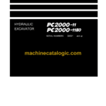 Komatsu PC2000-11, PC2000-11E0 Hydraulic Excavator Field Assembly Manual (GEN00224-05)