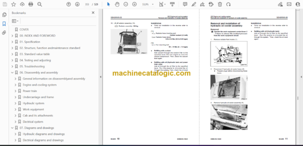 Komatsu D68ESS-12E0 Bulldozer Shop Manual (SEN05539-01) - Image 2