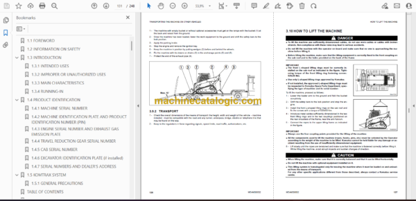 Komatsu CK35-1 Crawler Skid Steer Loader Operation and Maintenance Manual (WEAM008002) - Image 2