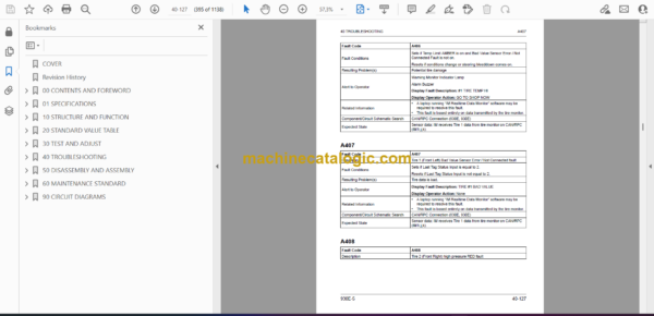 Komatsu 930E-5 Dump Truck Shop Manual (CEBM041301) - Image 2