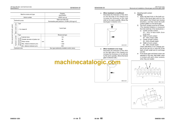 Komatsu D68ESS-12E0 Bulldozer Shop Manual (SEN05539-01) - Image 3