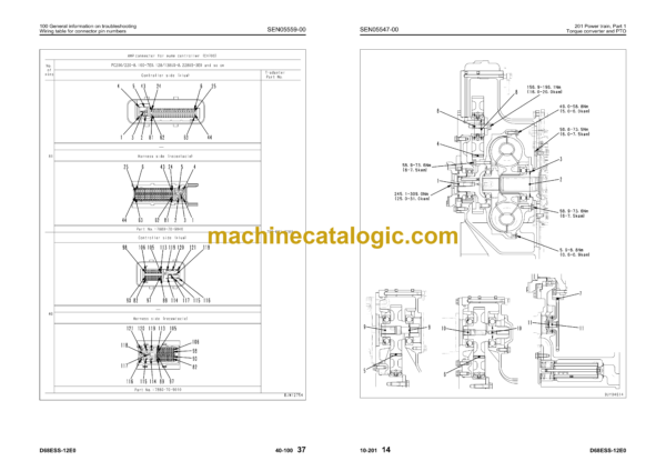 Komatsu D68ESS-12E0 Bulldozer Shop Manual (SEN05539-01) - Image 4