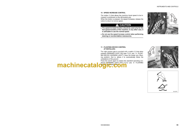 Komatsu CK35-1 Crawler Skid Steer Loader Operation and Maintenance Manual (WEAM008002) - Image 4