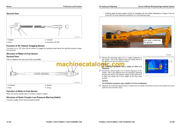 Komatsu PC360LC-11E0, PC360NLC-11E0, PC390HRD-11E0 Hydraulic Excavator Shop Manual (UENBM00760) - Image 4
