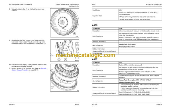 Komatsu 930E-5 Dump Truck Shop Manual (CEBM041301) - Image 4